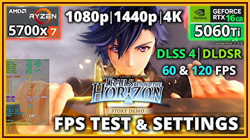 Trails Beyond the Horizon PC Demo - Ryzen 7 5700X & RTX 5060 Ti 16 GB - FPS Test and Settings