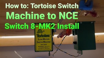 How to: Installing Tortoise Switch Machine to NCE Switch 8 MK-2