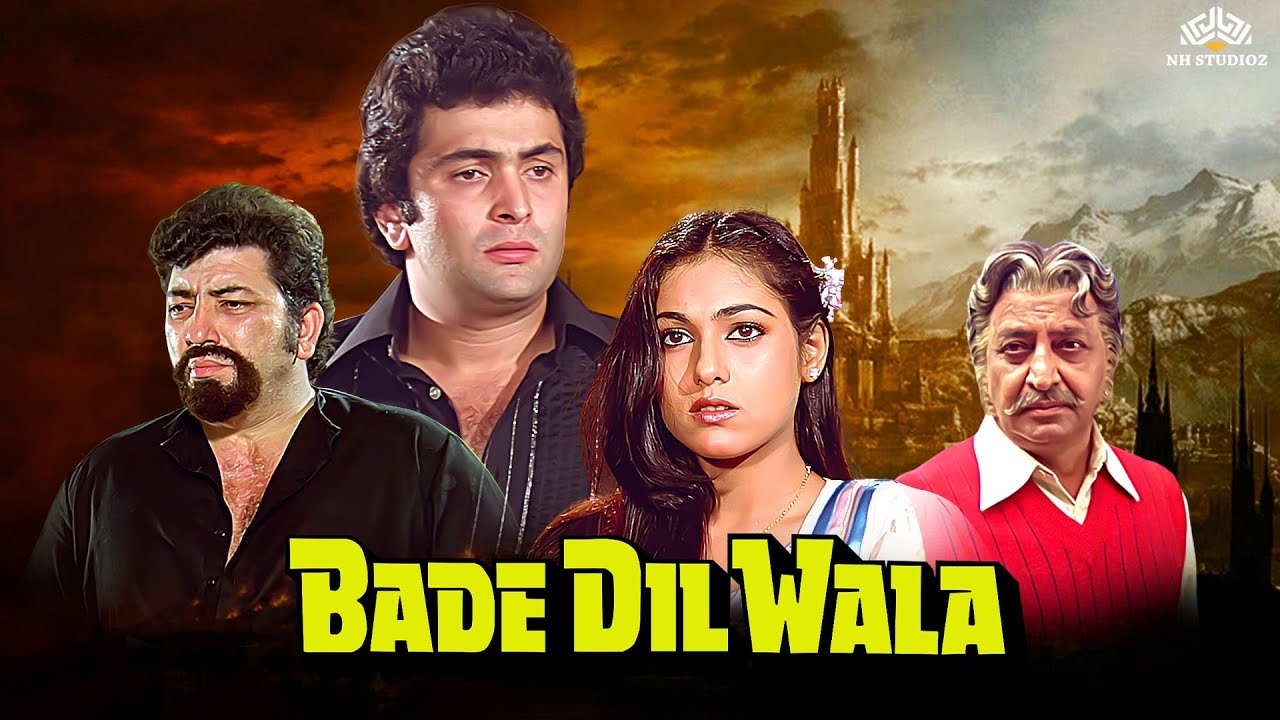 Download Bade Dil Wala | Pran, Rishi Kapoor, Tina Munim, Amjad Khan | Bollywood Drama Full Movie