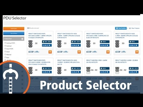 Server Technology Product Selector