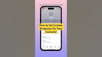 How to Set Custom Ringtones for Your Contacts! #shorts #iphone #ringtone