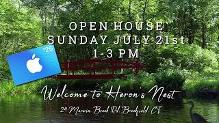 HERON'S NEST OPEN HOUSE