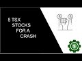 5 TSX Stocks For a Recession - YouTube