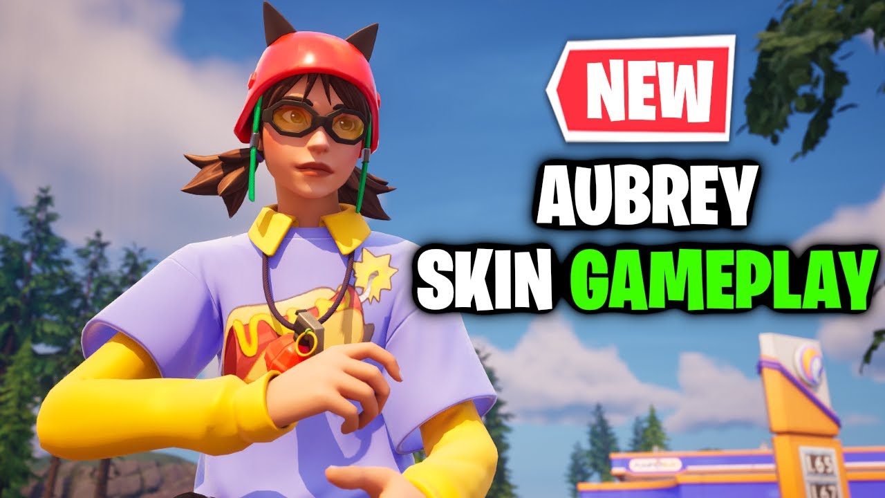 Fortnite *NEW* Aubrey Skin Gameplay YouTube