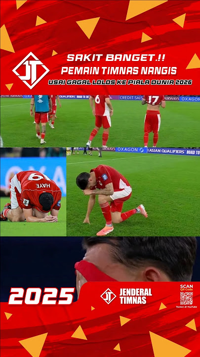 NYESEK ‼️Pemain Timnas Menangis usai GAGAL😭😭😭 #timnasindonesia #pialadunia #sepakbola #pssi