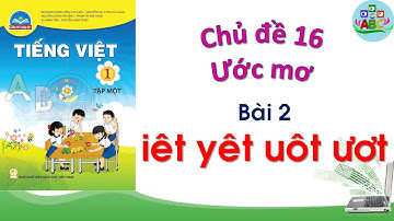 Tiếng Việt 1 iêt yêt uôt ươt Chân trời sáng tạo