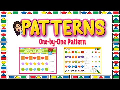 Patterns (One-by-One-Pattern) | Kindergarten | Math ...