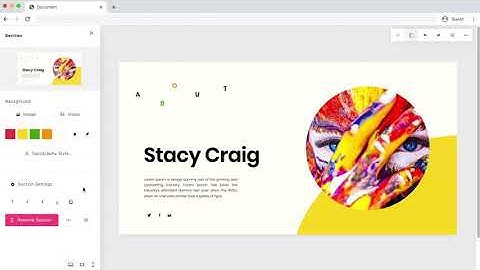 An Example: Designing with GridlessBuilder.js