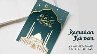 Ramadan Karreem Printable Greeting Cards