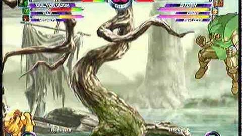 MvC2 Online (360): Brett (Mag/Hulk/Doom) vs Slacker B (Storm/Cam/Psy) 2 .:12.13.09:.