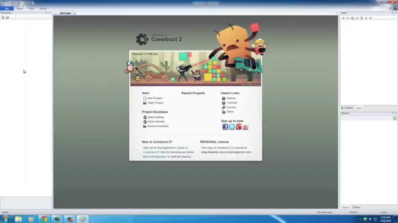 Physics Puzzle Game Development w/ Construct 2 - Tutorial 1 - Setting ...