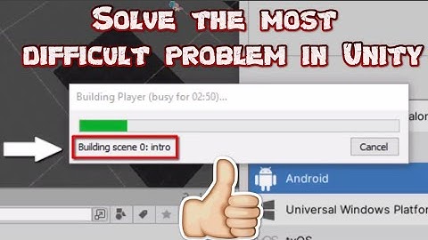 Fixed an issue where the game build stopped at Building scene 0 in Unity