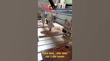 Máy Điêu Khắc 3 Đầu CNC - Máy Chạm Khắc 3D