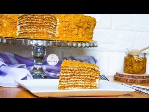 Honey cake \"Medovik\"/ნამცხვარი \"მედოკი\"