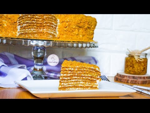 Honey cake \'Medovik\'/ნამცხვარი \'მედოკი\'