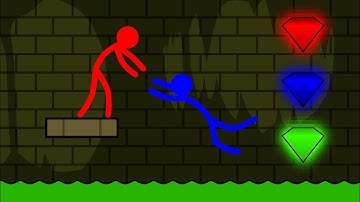 Watergirl and Fireboy, Stickman Animation - COMPLETE EDITION