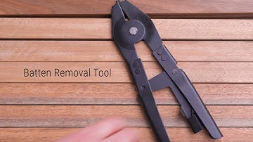 Removing Sculptform Click-on Battens