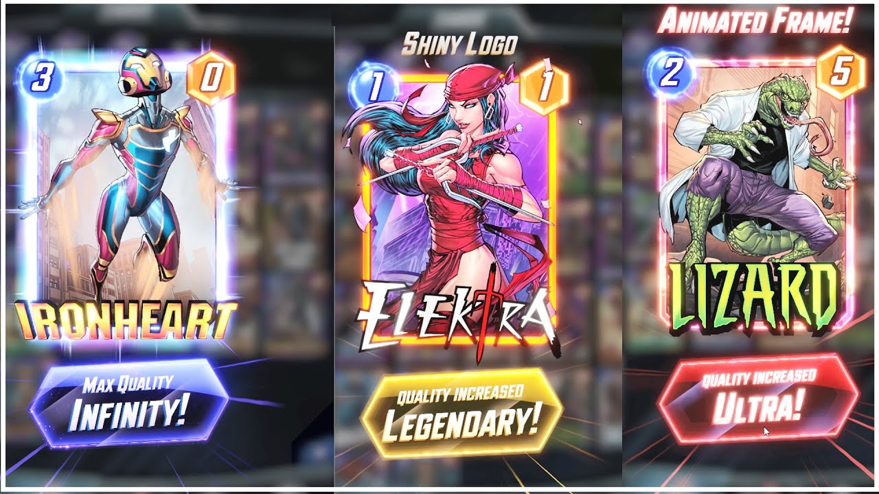 Max Upgrade My most Cards | Legendary & Infinity & Ultra | Marvel Snap ...