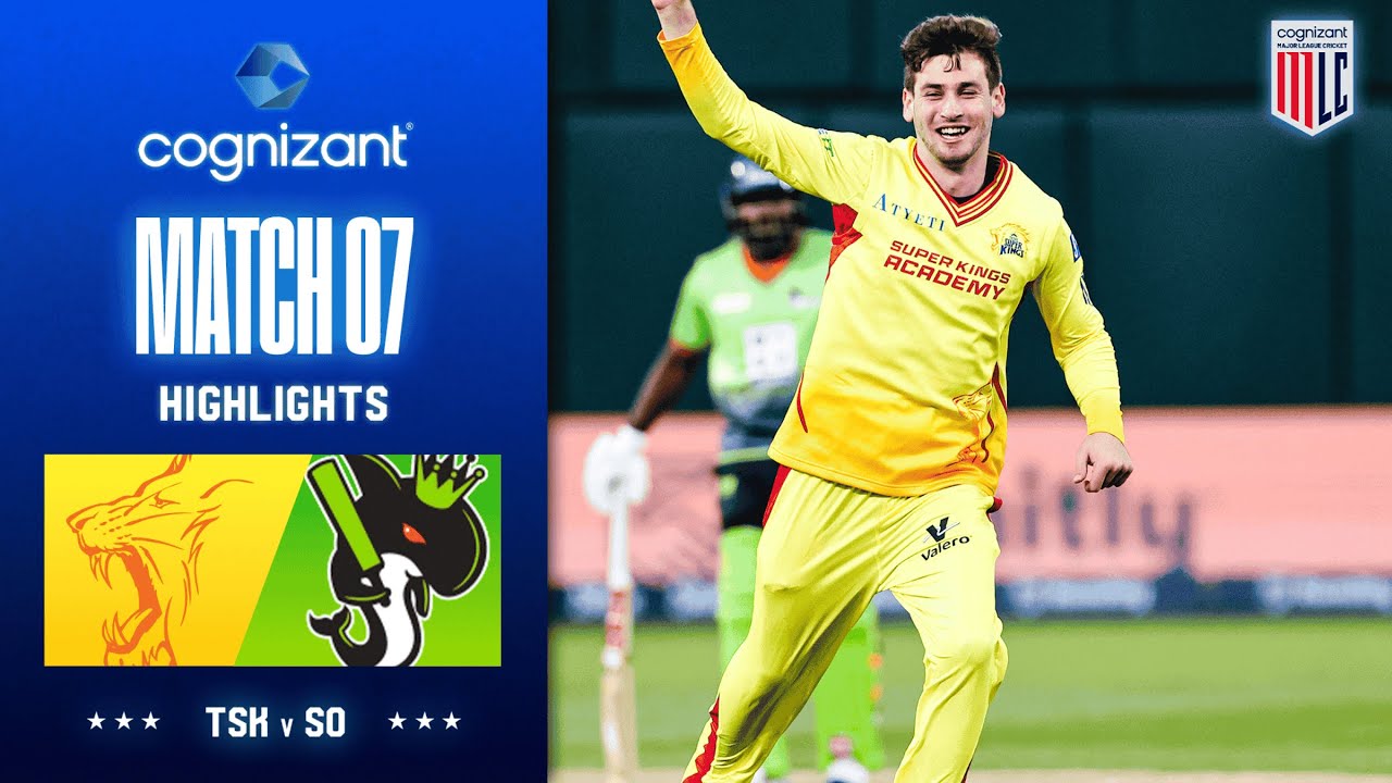 Cognizant Major League Cricket 2025 Match Highlights | Texas Super Kings vs Seattle Orcas