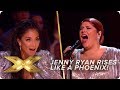 Jenny ryan rises like a phoenix  live week 1  x factor celebrity