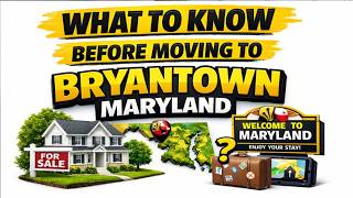 Moving to Bryantown Maryland
