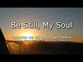 Be Still My Soul (FINLANDIA, a cappella) | lyric video