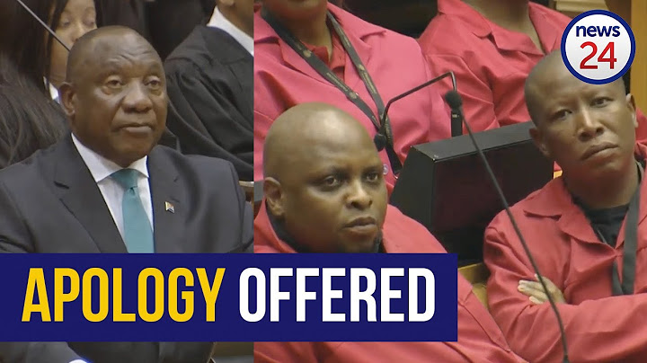 WATCH | Ramaphosa apologises to Malema after ANC MP claims he abused his wife