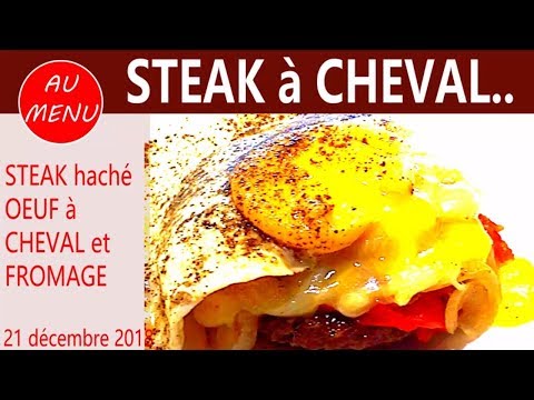 【***-steak-hachÉ-***】oeuf-À-cheval---fromage---recette-facile-rapide-#vc0020-#vs00050-#au010101