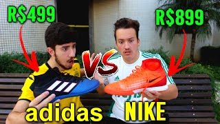 chuteira da adidas da nike