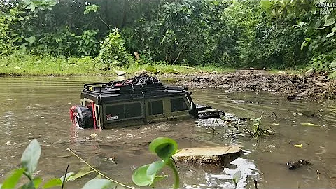 Land Rover Defender | 1/10 Scale Rc | Traxxas Trx4 | Forest Trail Adventure