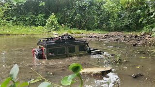 Land Rover Defender 110 Scale Rc Traas Trx4 Forest Trail Adventure