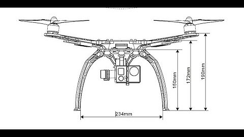 JIYI P2 / S500 Frame test flight