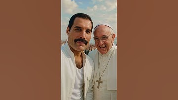 Pope Francis and Freddie Mercury Take a Selfie in Heaven — The Internet Isn’t Ready 💔✝️ #shorts