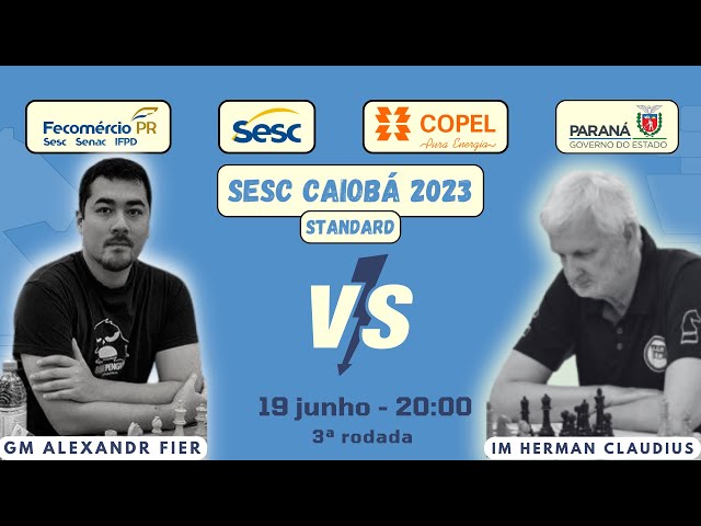 AO VIVO - 3ª Rodada Sesc Caiobá STD 2023 