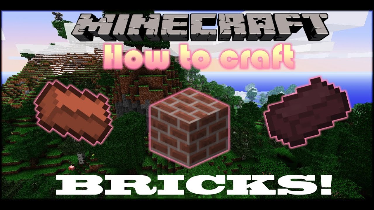 Minecraft: How to craft: Bricks, Bricks, and more Bricks. 1.6.2 - YouTube