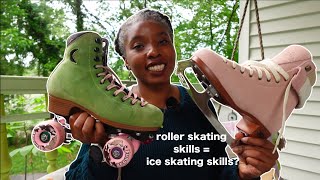 Ice Skating as A Roller Skater