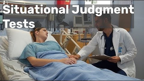 Situational Judgment Tests for Health Professional Admissions