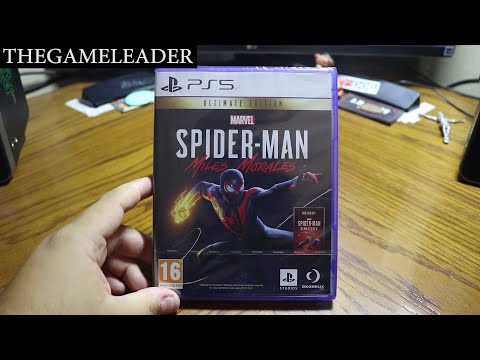 Marvel Spider-Man: Miles Morales [Ultimate Edition] (PS5) - Unboxing + Intro Menu Gameplay