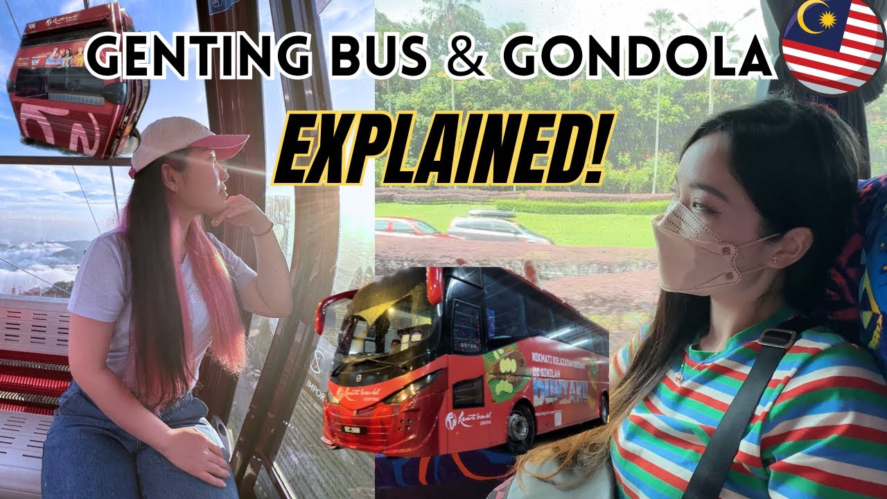 [SUB] Cara Naik Bus ke Genting Highlands dari Kuala Lumpur / KL Sentral + Cable Car Awana Skyway