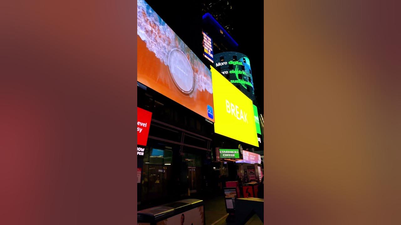 NEW YORK CITY At Night: Walking Around Times Square in Manhattan, NYC, USA #shorts #4k