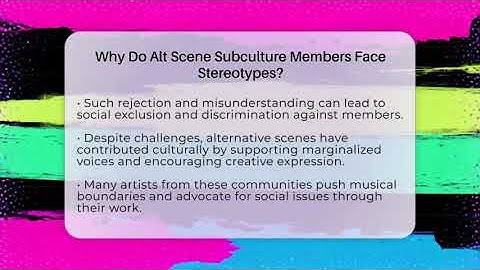 Why Do Alt Scene Subculture Members Face Stereotypes? - Alt Scene Guru