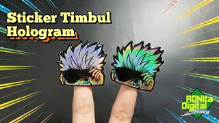 Cetak Sticker Timbul Hologram | RONIta Digital Printing screenshot 3