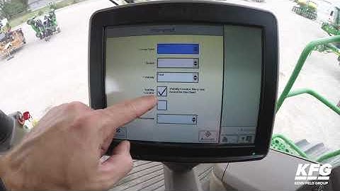 GreenStar 2630 Harvest Documentation Setup