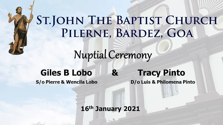 Nuptial Ceremony Of Giles B Lobo & Tracy Pinto