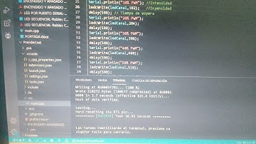 VARIADOR DE INTENSIDAD DE LED CON PWM EN ESP32 Y PLATFORMIO