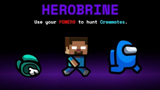 NEW HEROBRINE Imposter Role in Among Us