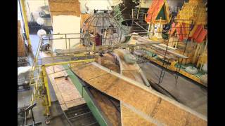 AHF Elizabeth Taylor Rose Parade 2012 Float Construction Time-Lapse