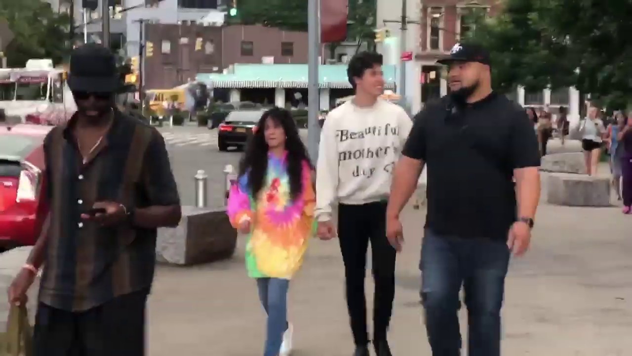 Shawn Mendes and Camila Cabello hold hands while heading to lunch in DUMBO district in Brooklyn, NYC