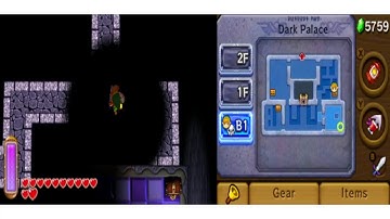 THE LEGEND OF ZELDA: A LINK BETWEEN WORLD (3DS) PART 14- DARK PALACE