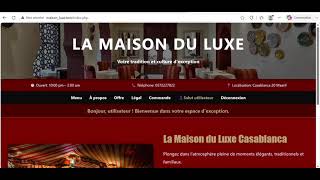 Interface dynamique responsive , développé en HTML5, CSS, PHP avec l’utilisation de base de données 